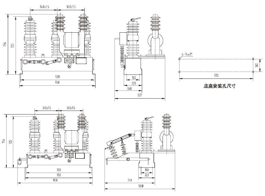 12kv Indoor High Voltage Vacuum Load Switch