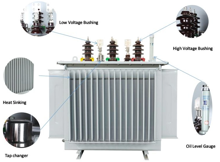 Yawei 160kVA 10kv Hot Selling Oil-Filled Three-Phase Distribution Transformer with UL