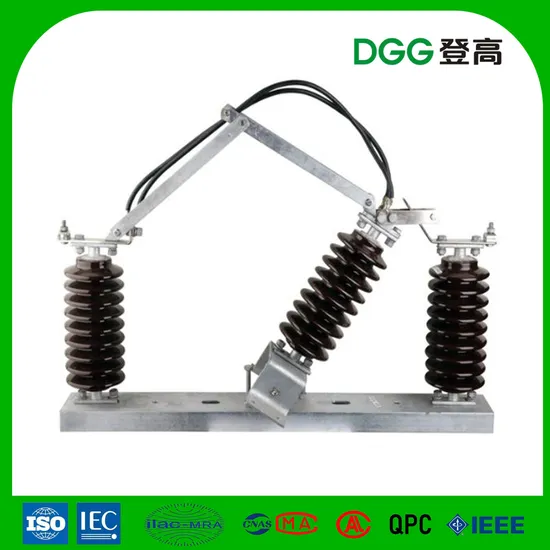 12kv 高電圧屋外磁器絶縁体断路スイッチ三相